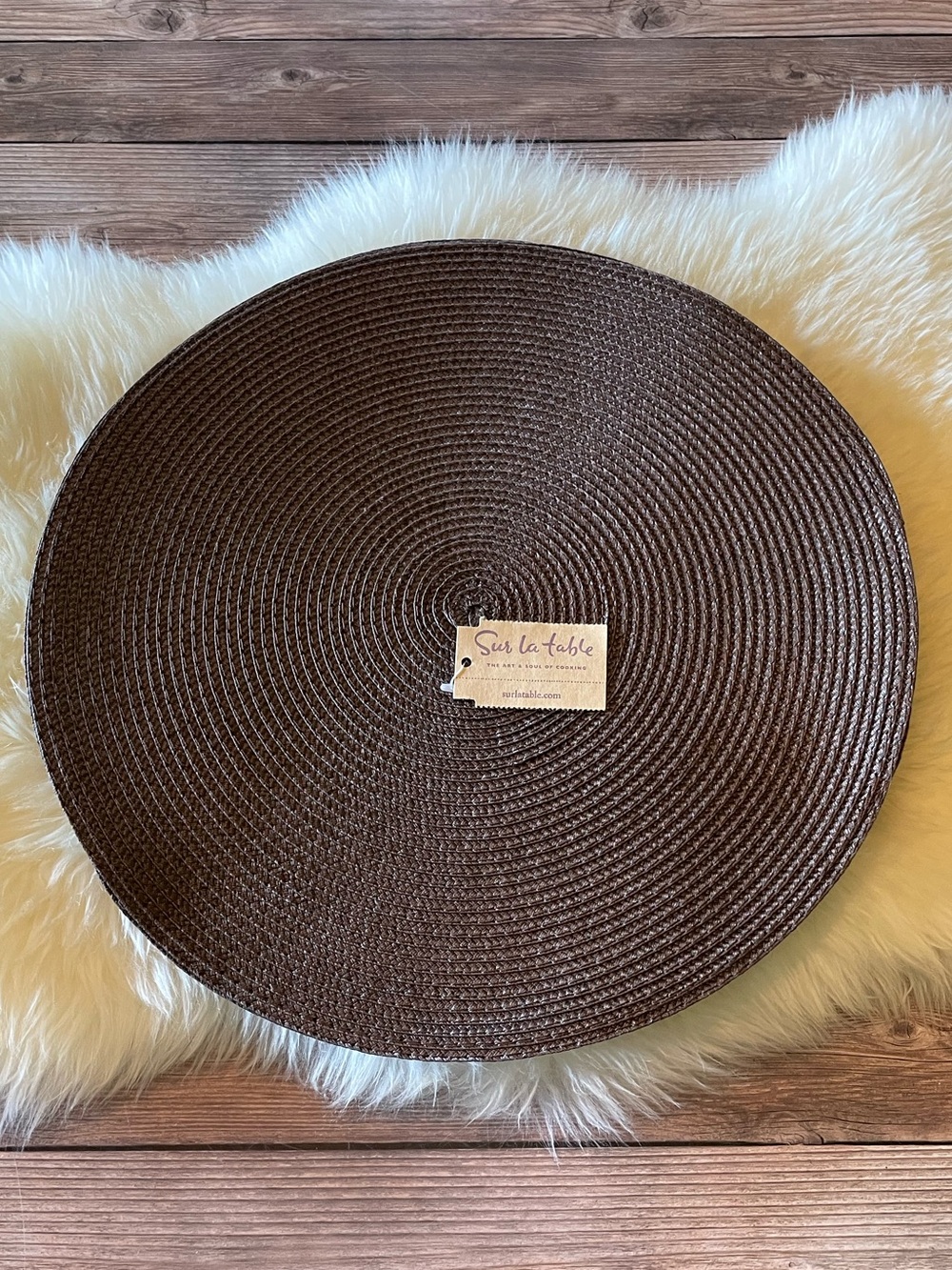 Sur La Table Woven Placemats ~ Expresso
